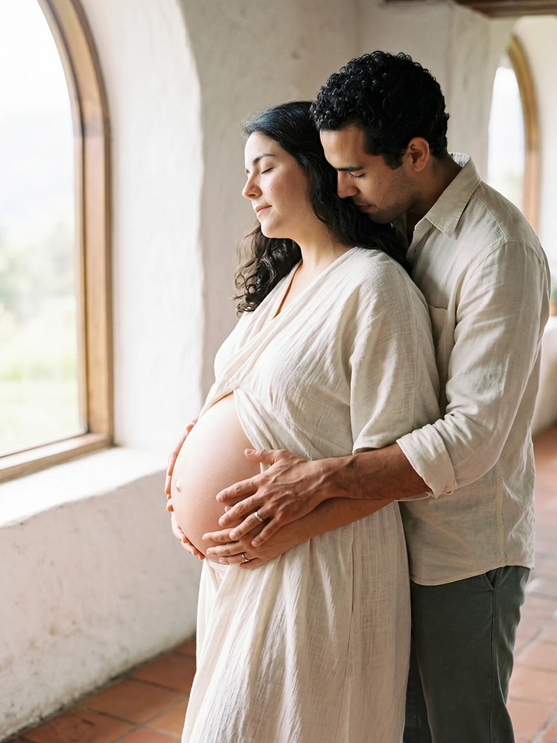 Sesión de maternidad — fotografía de embarazo en Colombia